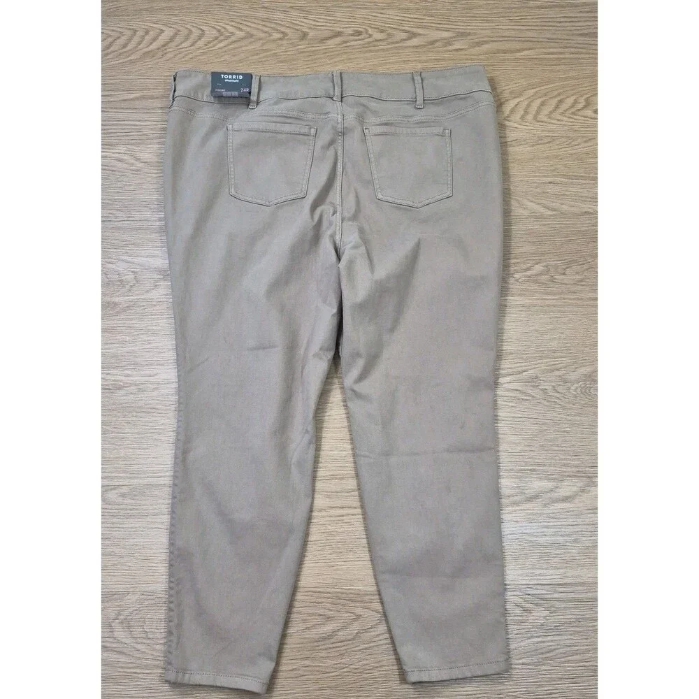 Torrid Jegging Jeans Womens 24R Super Soft Skinny Carrer Dress Pants 44x27 NEW